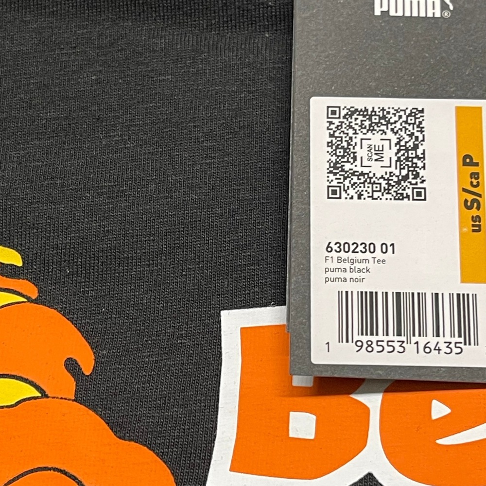 Formula 1 F1 Shirt Mens Small Black Belgian Grand Prix 2025 Graphic Puma Tee - Picture 11 of 14